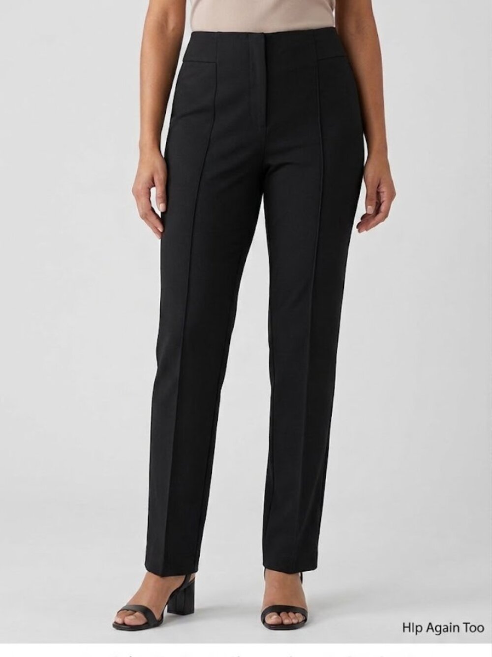 NWT Chico's So Slimming Black Pants Size 2 Regular Tummy Control Trousers